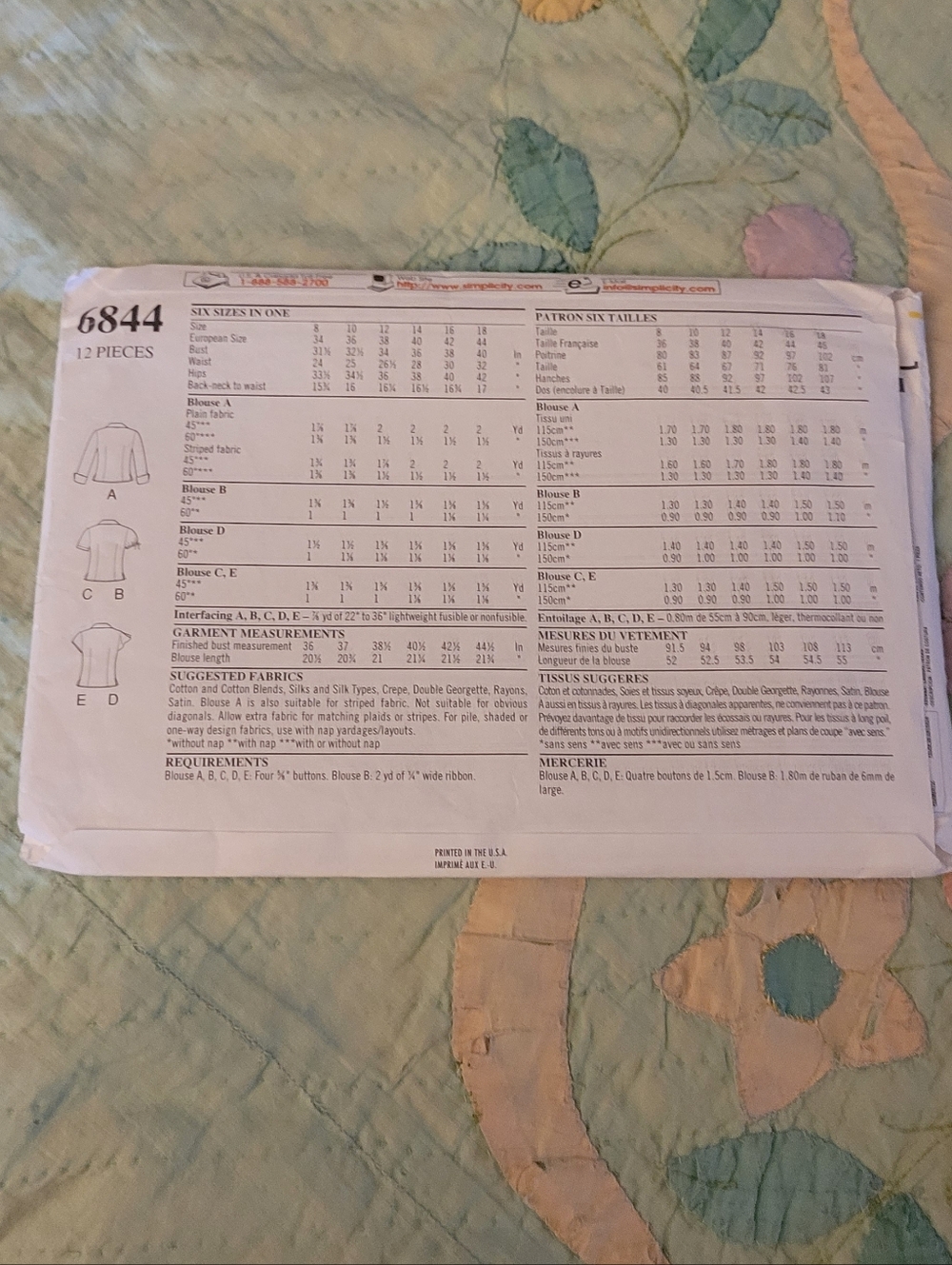 Y2K New Look Sewing Pattern - Picture 2 of 3